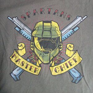 Vintage Halo Master Chief Spartans Tattoo Art T-Shirt